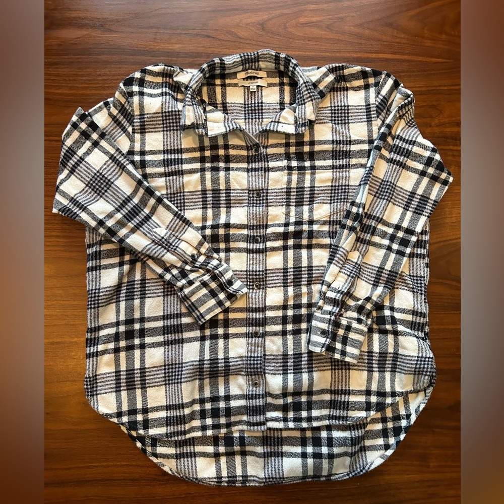 Madewell Plaid Flannel Shirt